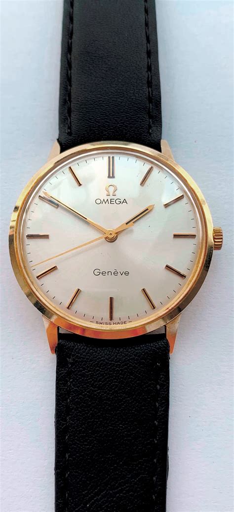 omega watch geneve gold|omega geneve ladies gold watch.